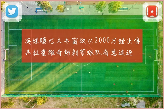 英媒曝尤文冬窗欲以2000万镑出售弗拉霍维奇热刺等球队有意追逐